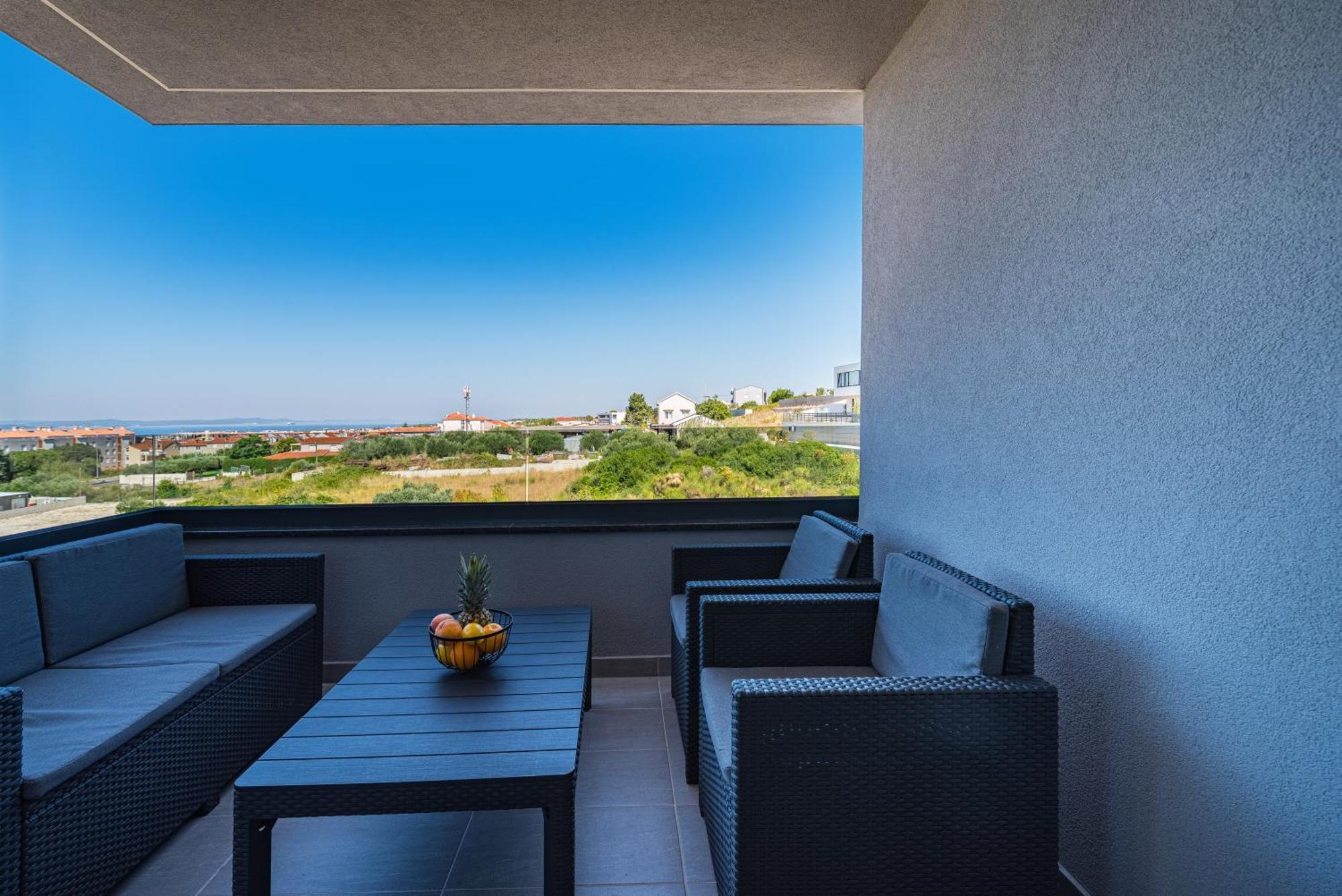 Skyline Luxe Appartement Zadar Buitenkant foto