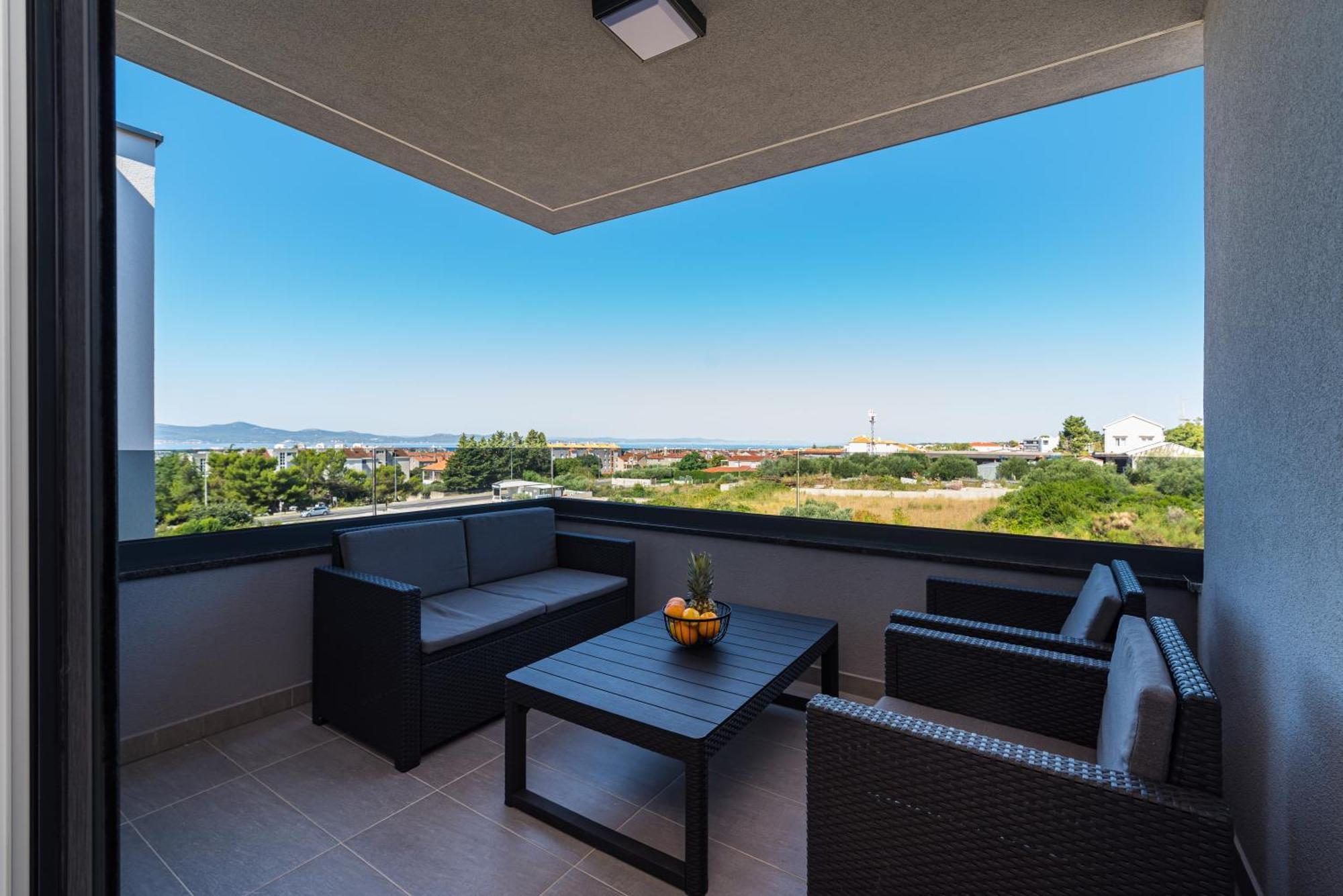 Skyline Luxe Appartement Zadar Buitenkant foto