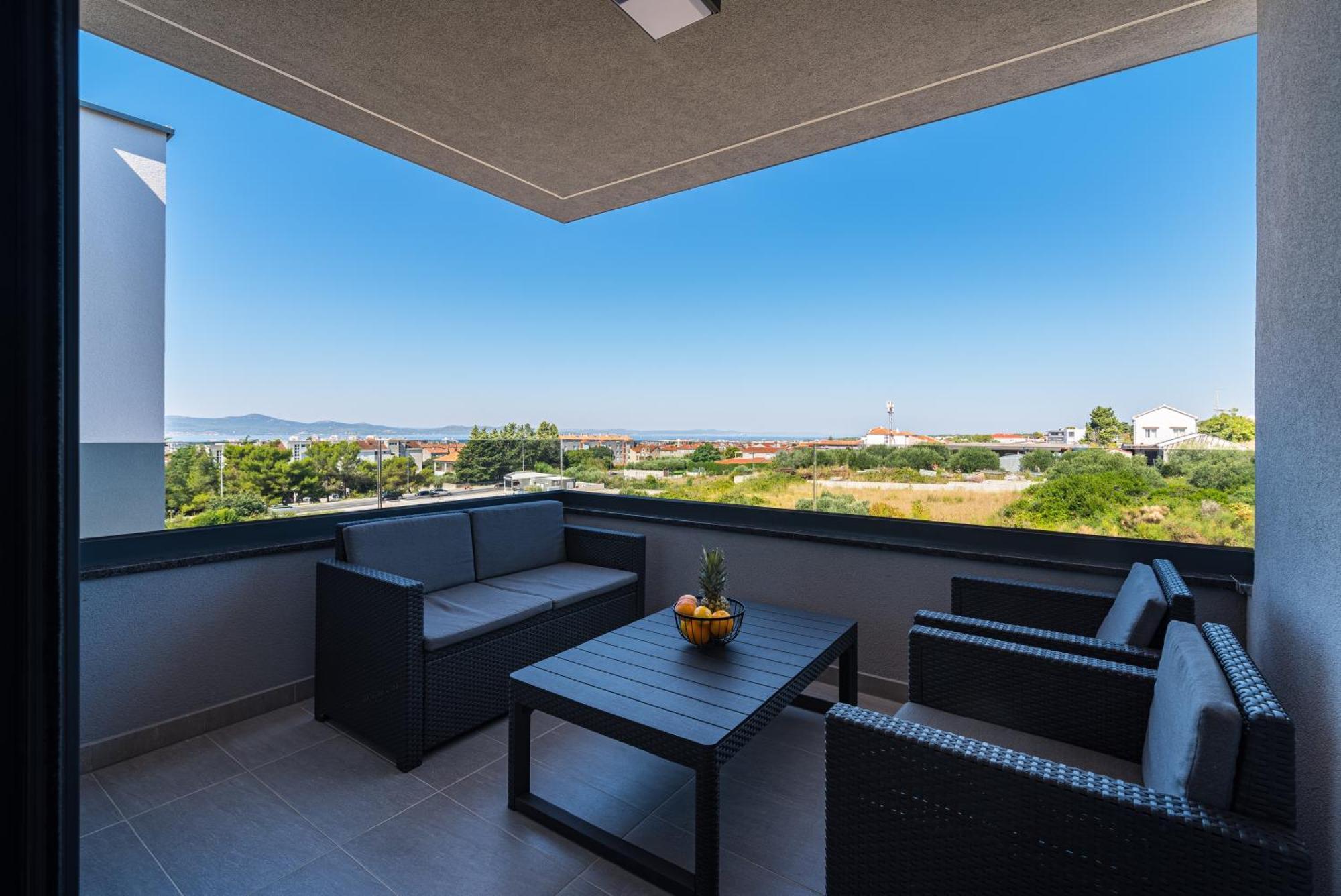 Skyline Luxe Appartement Zadar Buitenkant foto
